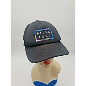 Billabong Snapback  Surfing  Baseball Trucker Hat Black w logo
